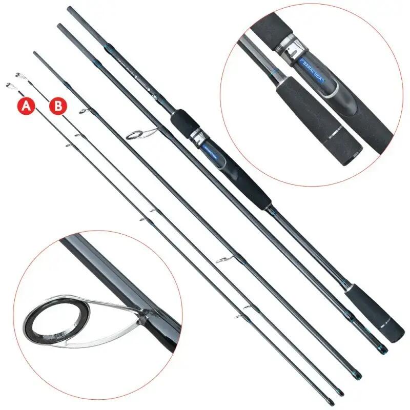 Lanseta spinning din carbon Urban Stick de 2.4 m, putere aruncare 7-40 g 3/4