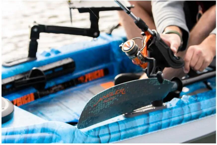 Wiosło kajakowe wędkarskie składane do pływania Pelican Catch 250 cm 4/5