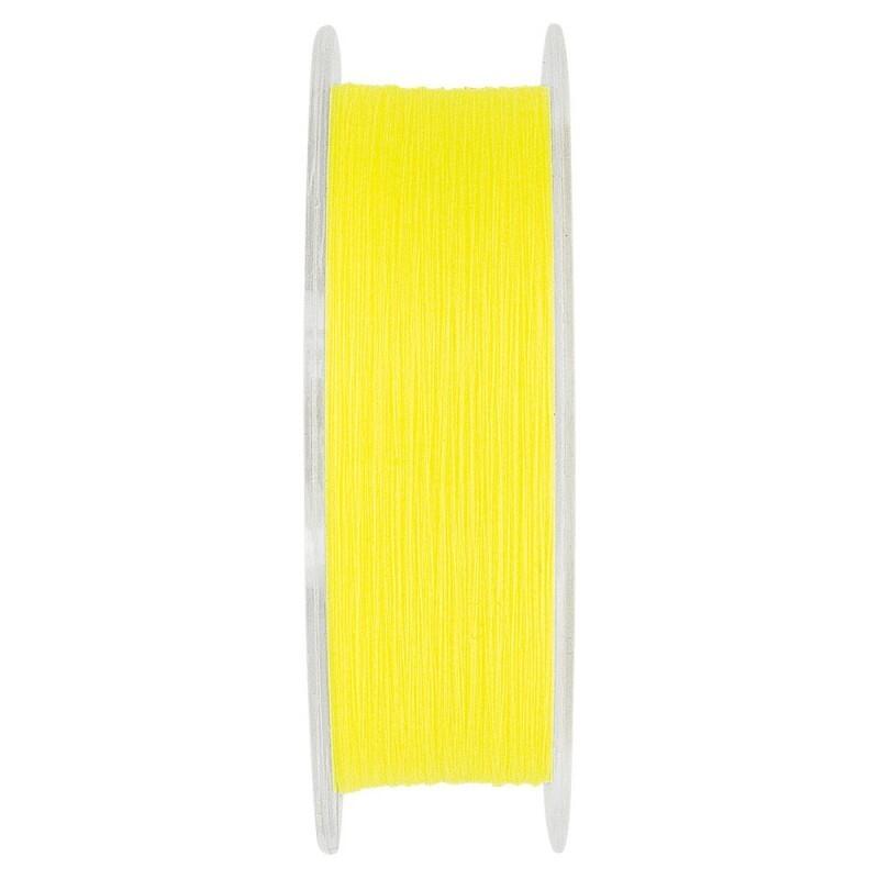 Fir textil Mistrall X4 150 m, culoare galben fluo, 0.10 mm