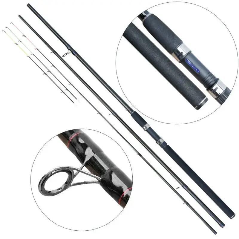 Lanseta feeder fibra de carbon Baracuda Storm Feeder 3.9 m A: 40-120 g 4/4