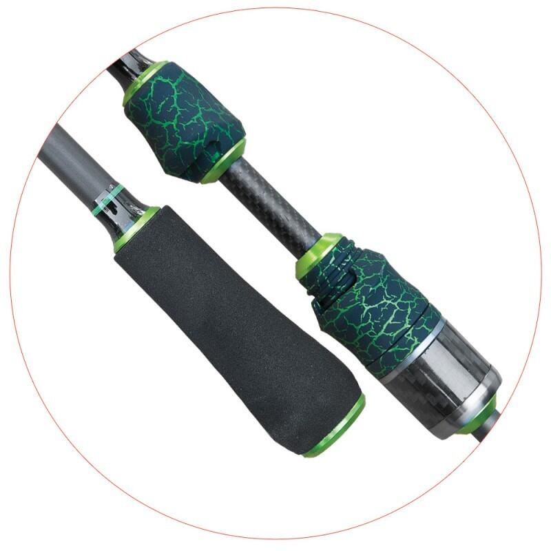 Lanseta clean/pastrav din carbon Echo X de 1.98 m, putere aruncare 0.5-6 g