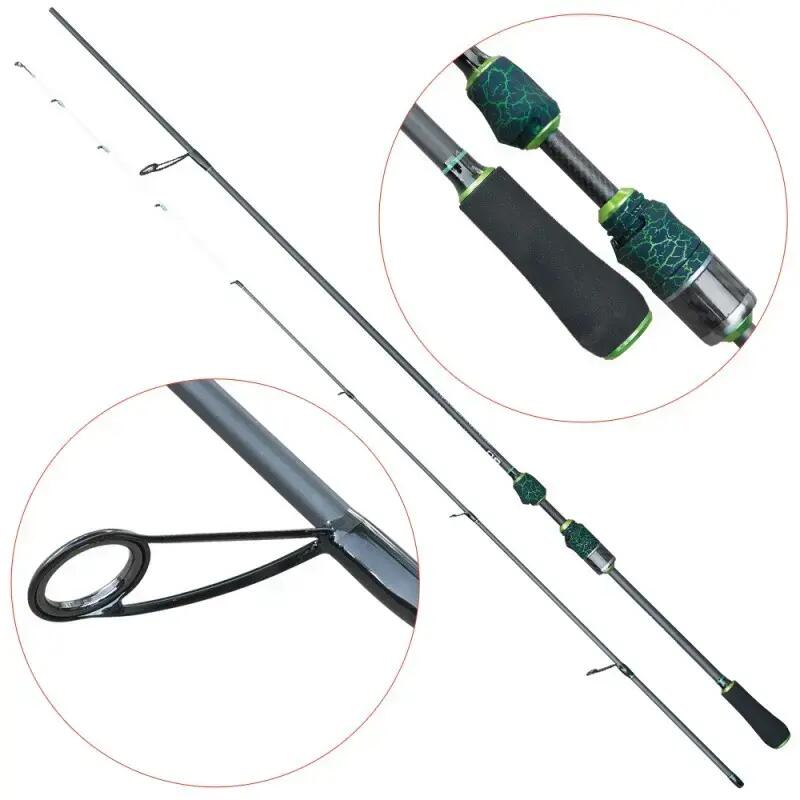 Lanseta clean/pastrav din carbon Echo X de 1.98 m, putere aruncare 0.5-6 g 4/4