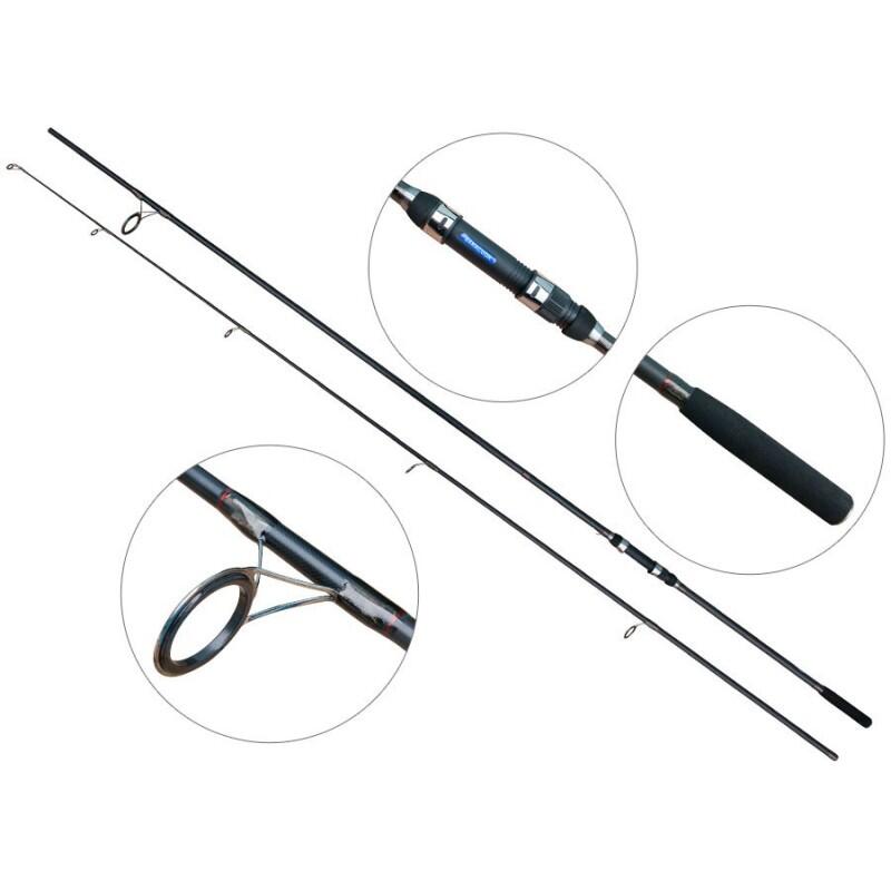 Lanseta crap din fibra de carbon Baracuda Competition 3.6 m A: 3.25 lbs