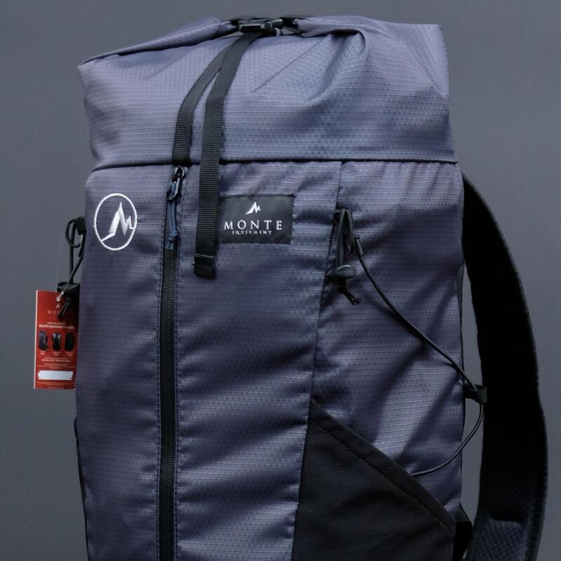 VerticalZip Unisex Ultralight Hiking Backpack 32L - Lavender blue