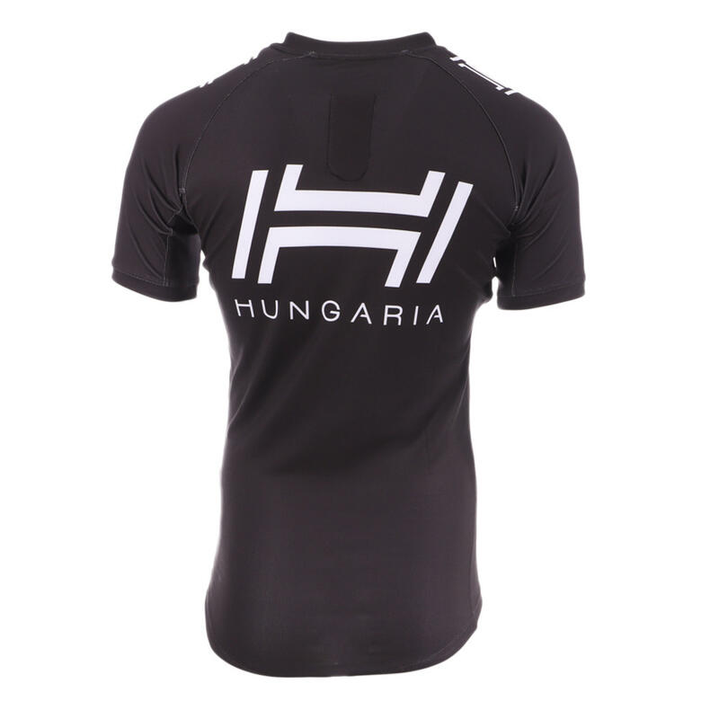 Oyonnax Rugby Maillot Noir Homme Hungaria