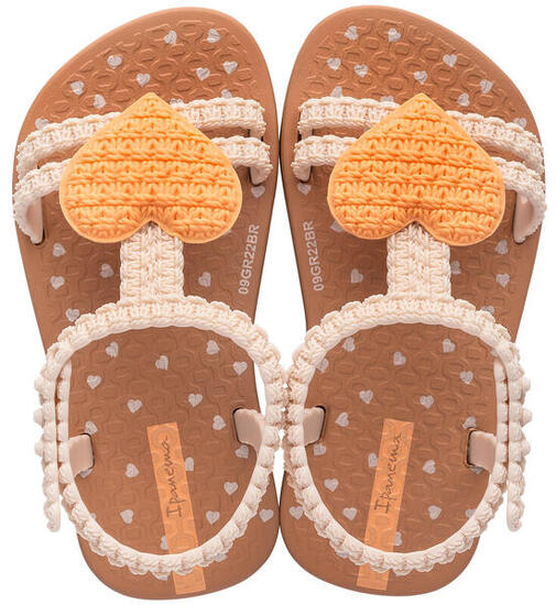 Ipanema Jr. Sandalias infantiles marrón/orange Talla 21