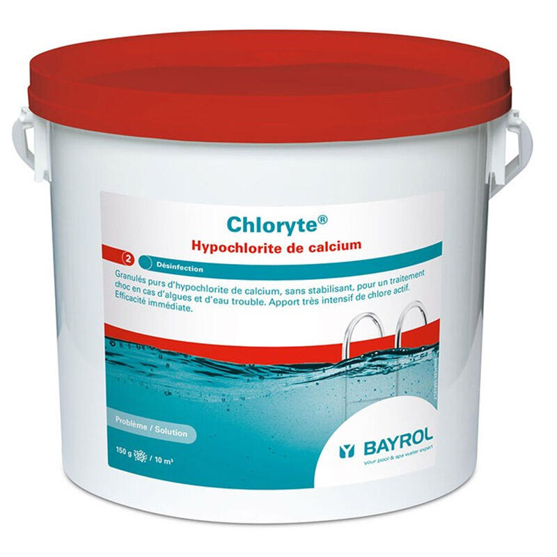 Bayrol - Hypochlorite De Calcium Pur En Granulé 5kg - Kit D'Entretien Piscine - Blanc|bleu - Taille Unique - Decathlon
