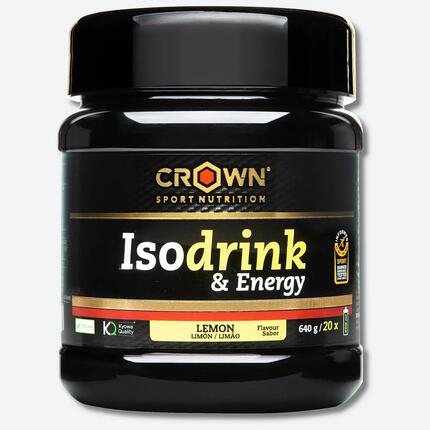 Bote de bebida isotónica en polvo ‘Isodrink & Energy‘ Limón 640 g