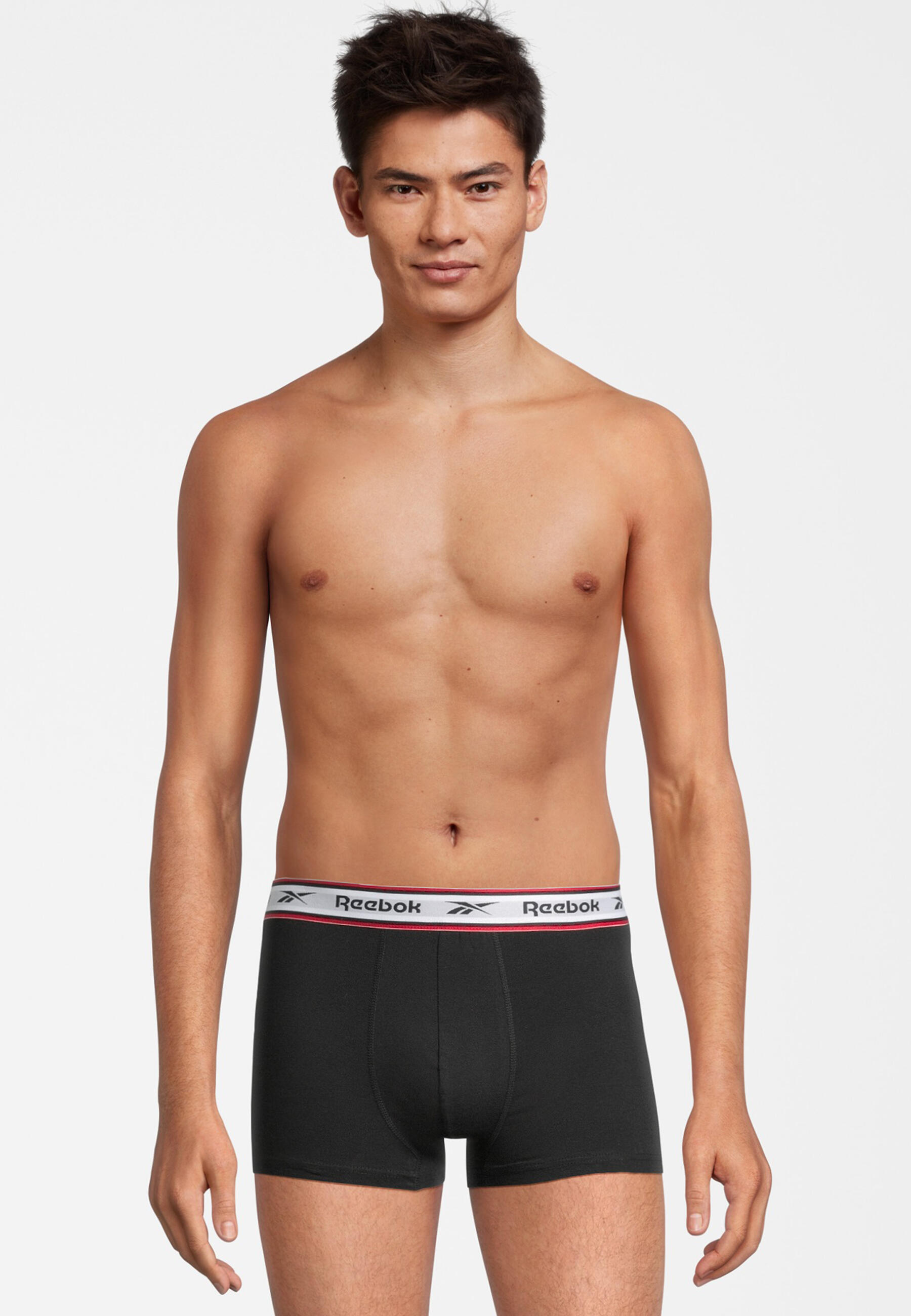 Mens Boxer Shorts (Pack of 3) (Black) 6/7