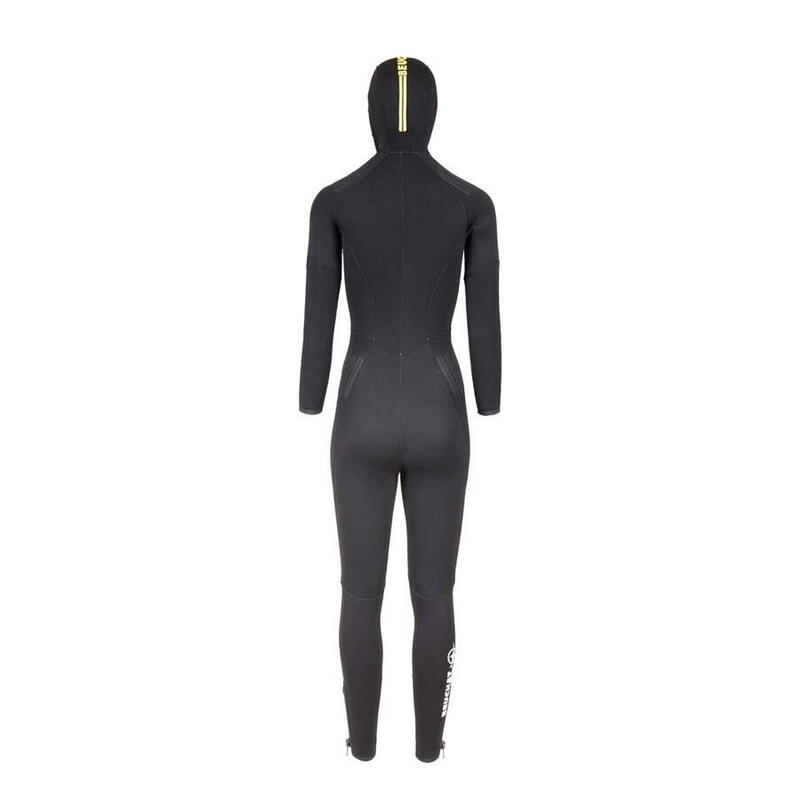 Fato de mergulho feminino com touca Beuchat 7 mm