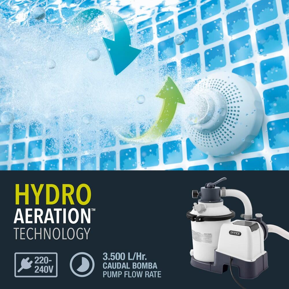 Intex 26642 - Pompa Filtro a Sabbia Krystal Clear, 3500 L/h 5/7