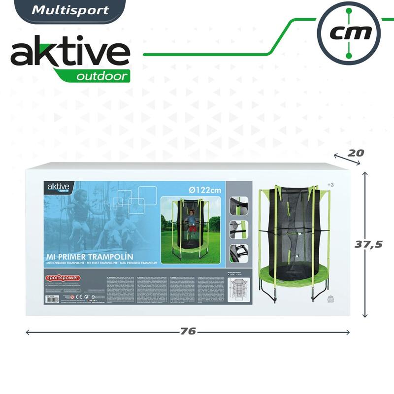 Cama elástica infantil Ø122 cm Aktive Outdoor