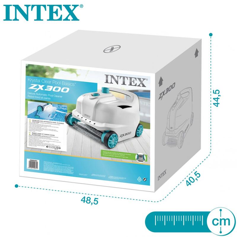 Intex 28005EX - Pulitore Automatico Piscine ZX300, Pompe Filtro 6056-13248 L/h