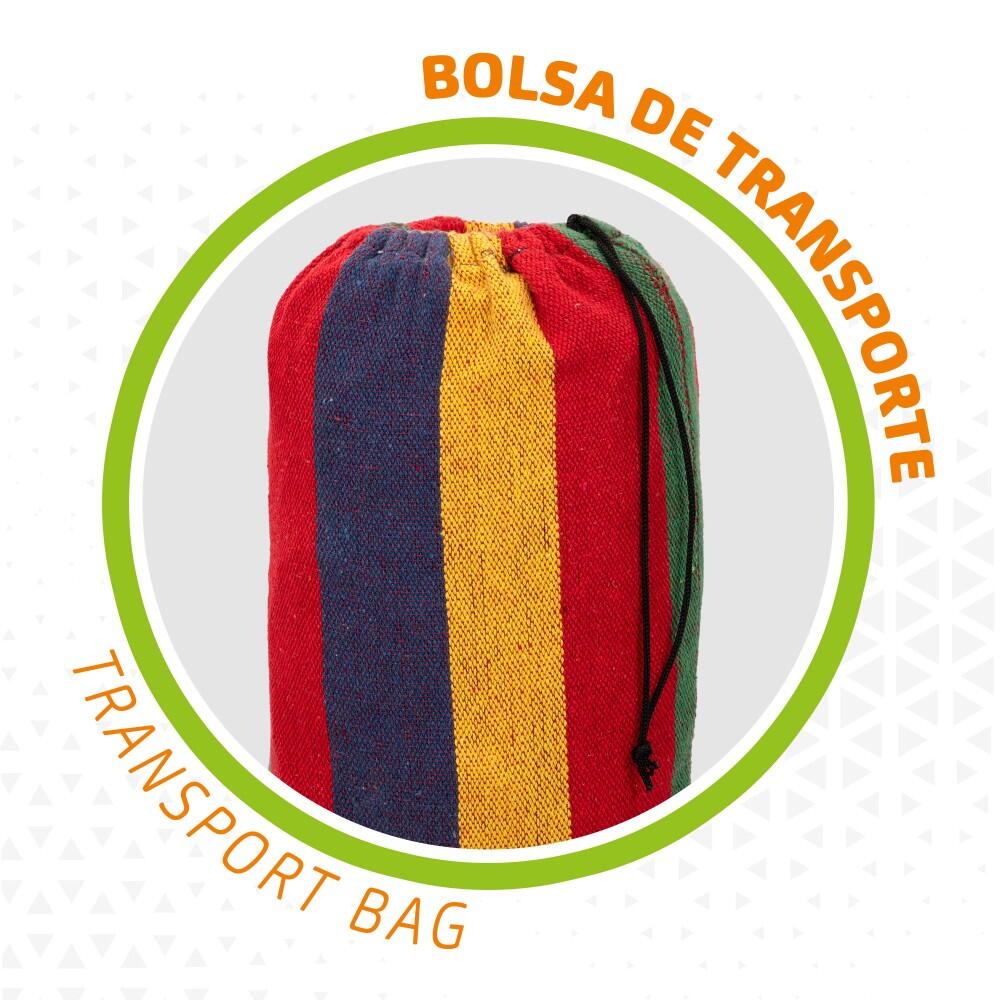 Cama de Rede para campismo em algodão Aktive 3/7