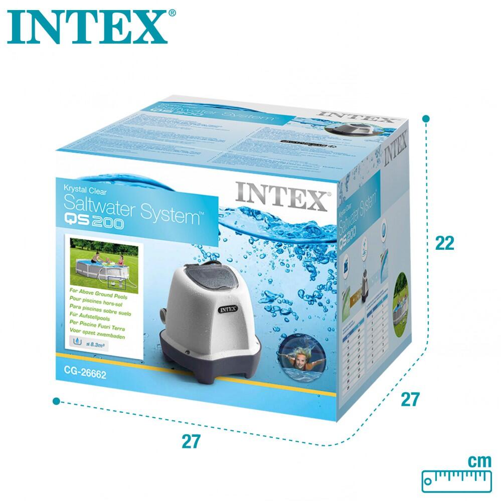 Clorador de sal de piscina Krystal Clear QS200 INTEX 7/7