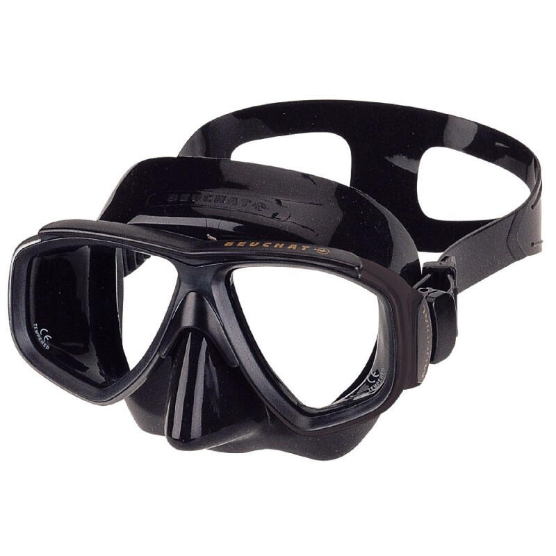 Beuchat - Masque Mundial D'Apnée - Masque De Plongée - Noir - Taille Unique - Decathlon