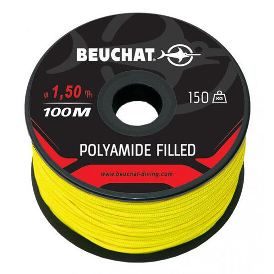 BOBINE DI FILO 50M KEVLAR Giallo 15mm