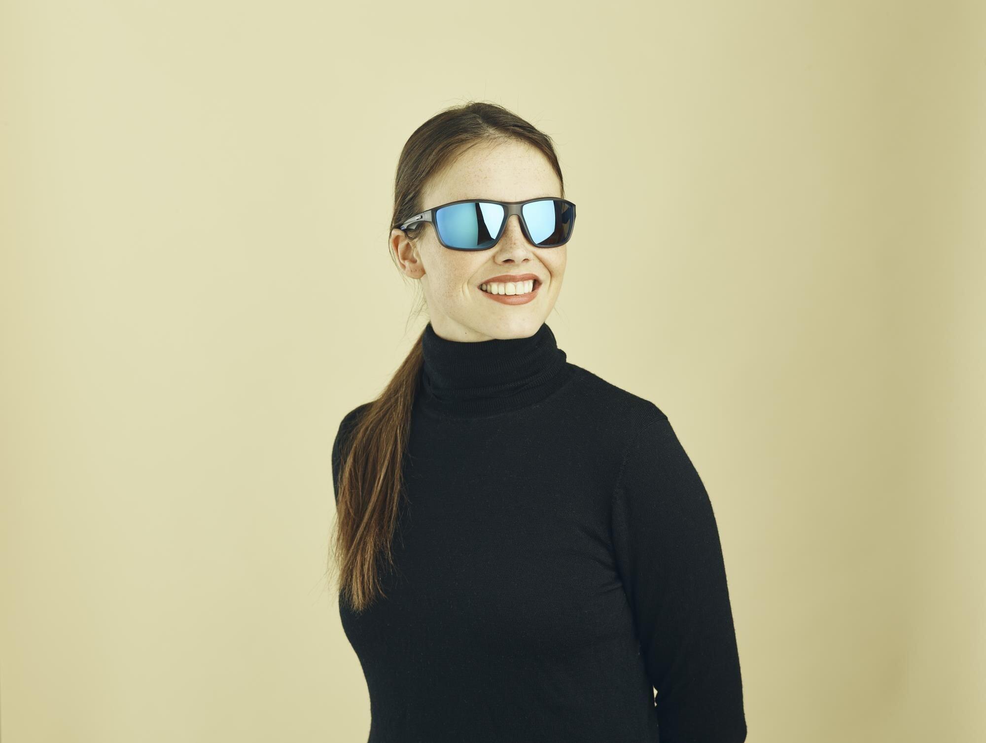 Lunettes de soleil Sinner Eyak gris bleu catégorie 3 Polarisé 6/7