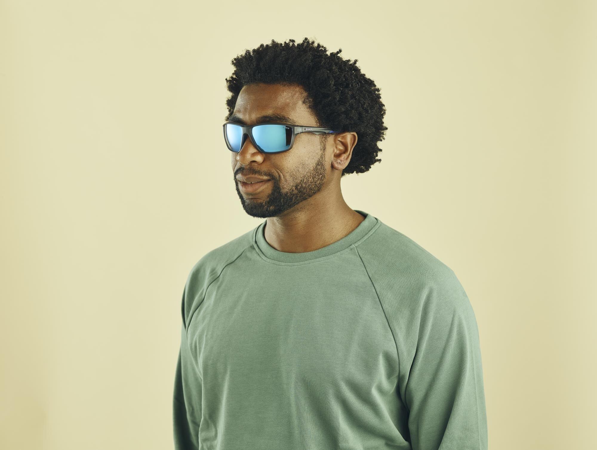 Lunettes de soleil Sinner Eyak gris bleu catégorie 3 Polarisé 5/7