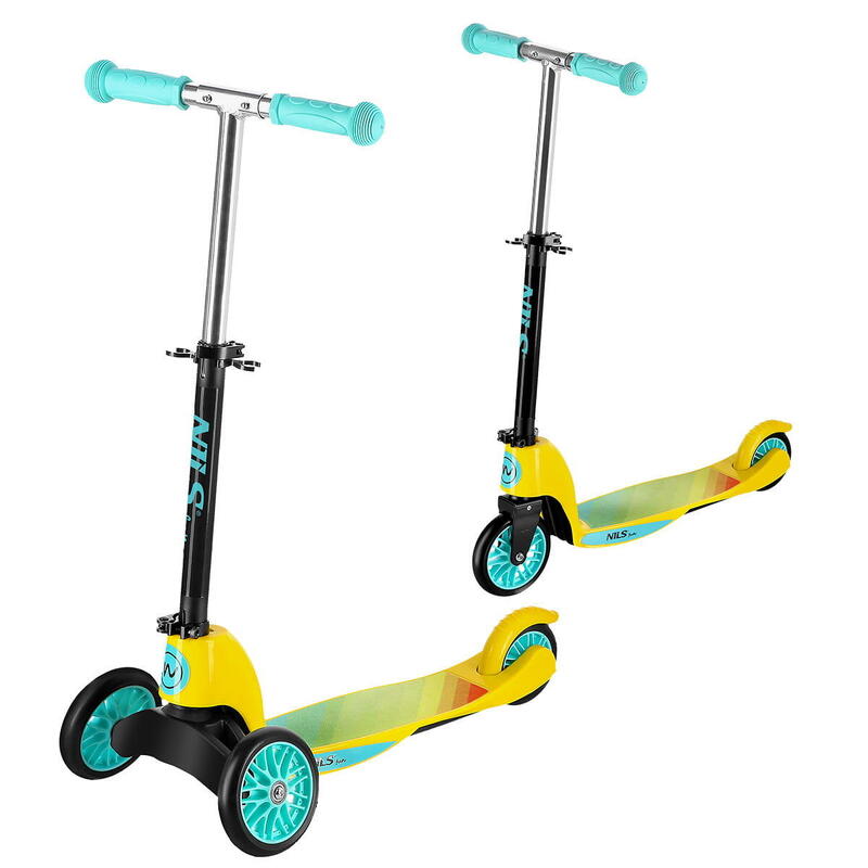Gyerek három- és kétkerekű állítható roller 2in1 NILS FUN HLB202