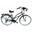 Bicicleta dama Cruiser  Davi® Bianca, Alu, 7 viteze 28", 160-185 cm , Negru