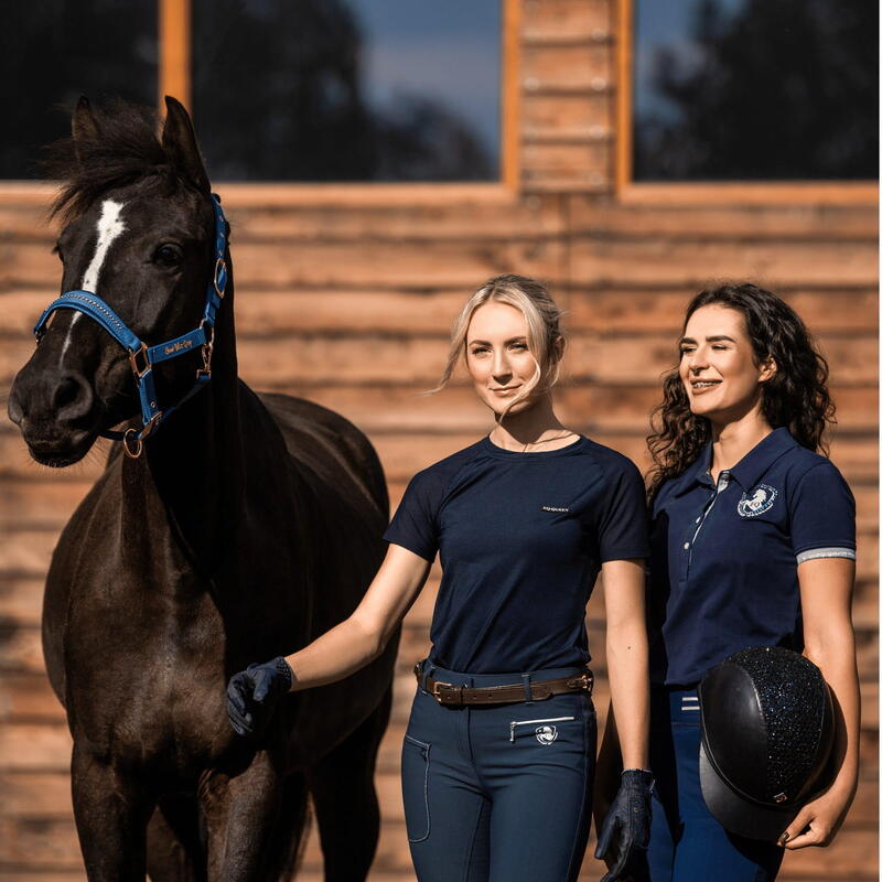 Bryczesy jeździeckie damskie Equestrian Queen Dagenham 23SS pełny lej, lekkie