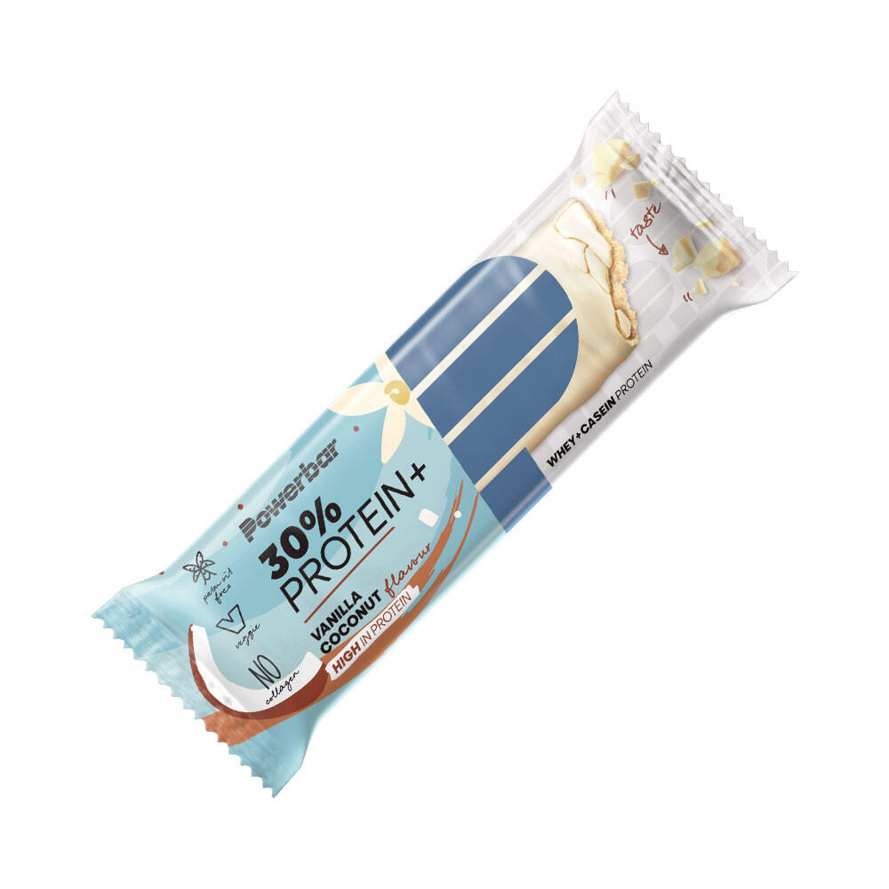 POWERBAR Barrita 30% proteína Plus coco baunilha PowerBar