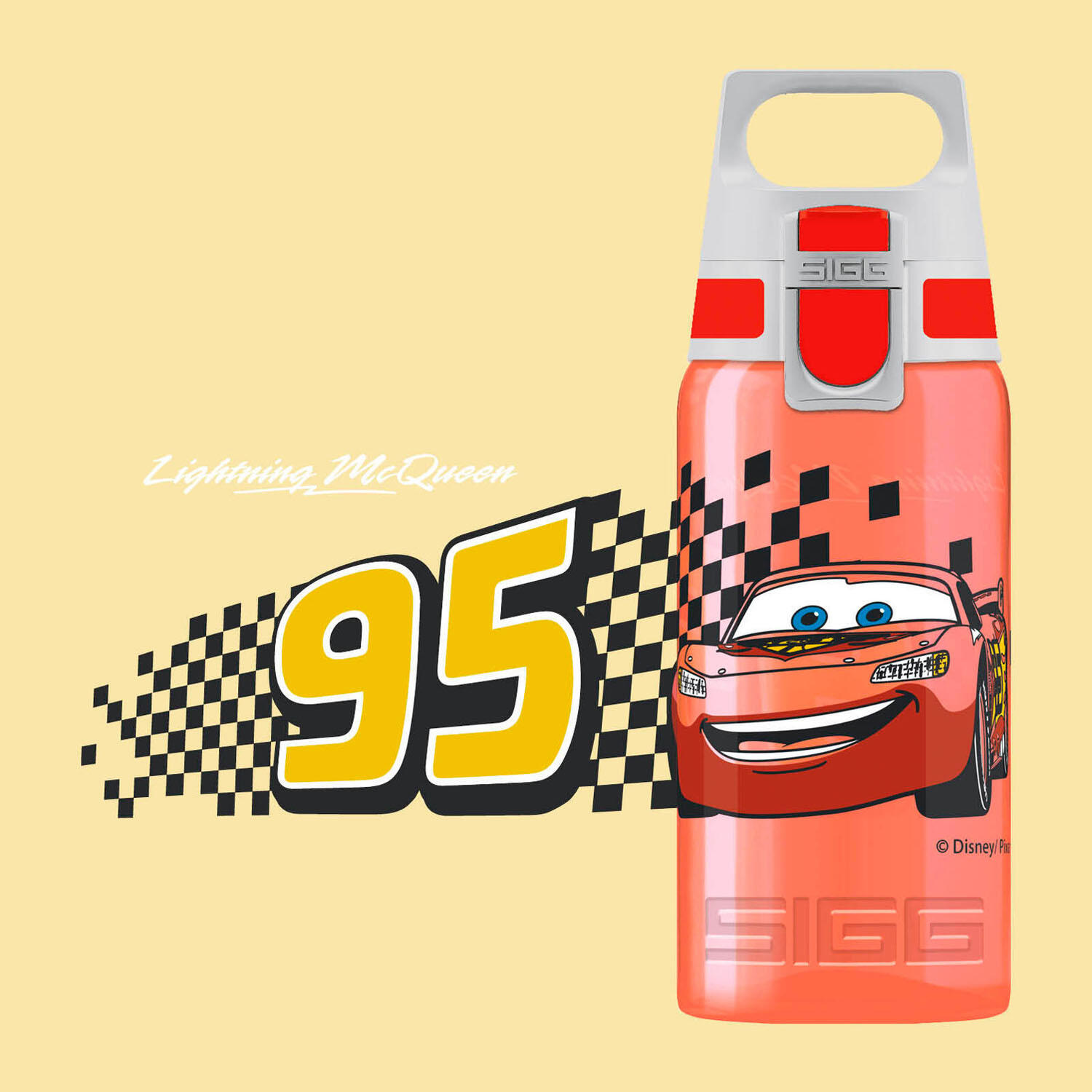 Gourde enfant 0,5L SIGG VIVA ONE Cars 100% made in Allemagne 2/3