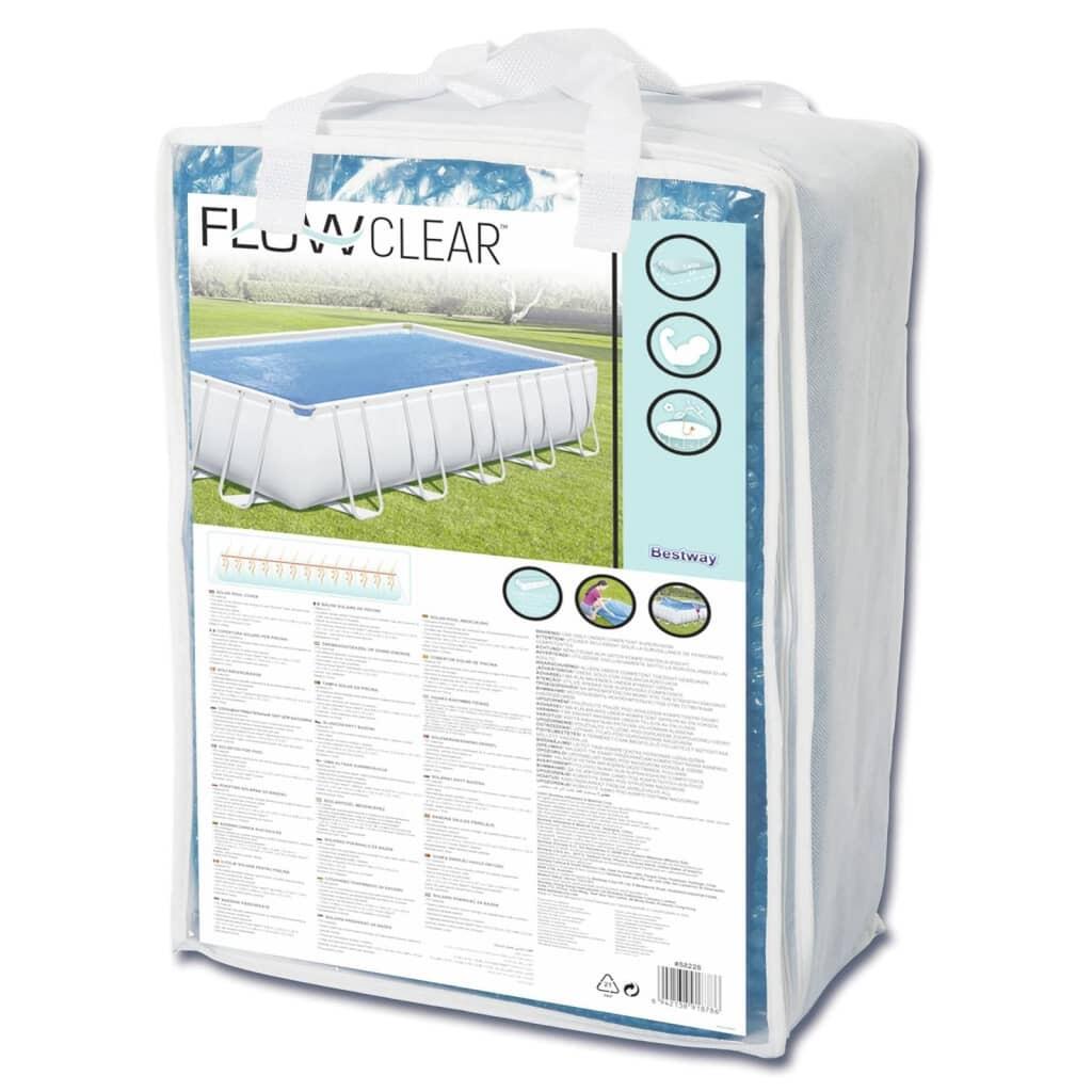 Cobertura piscina solar retangular Flowclear 703x336 cm azul 7/7