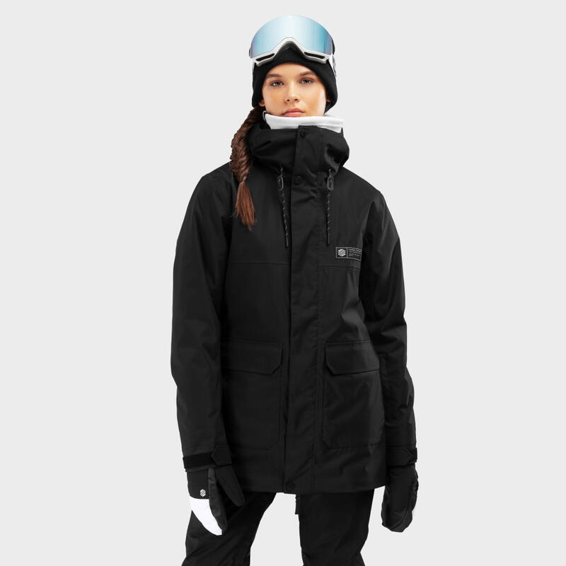 Casaco premium Desportos de inverno SIROKO ULTIMATE Pro Gstaad Preto Mulher