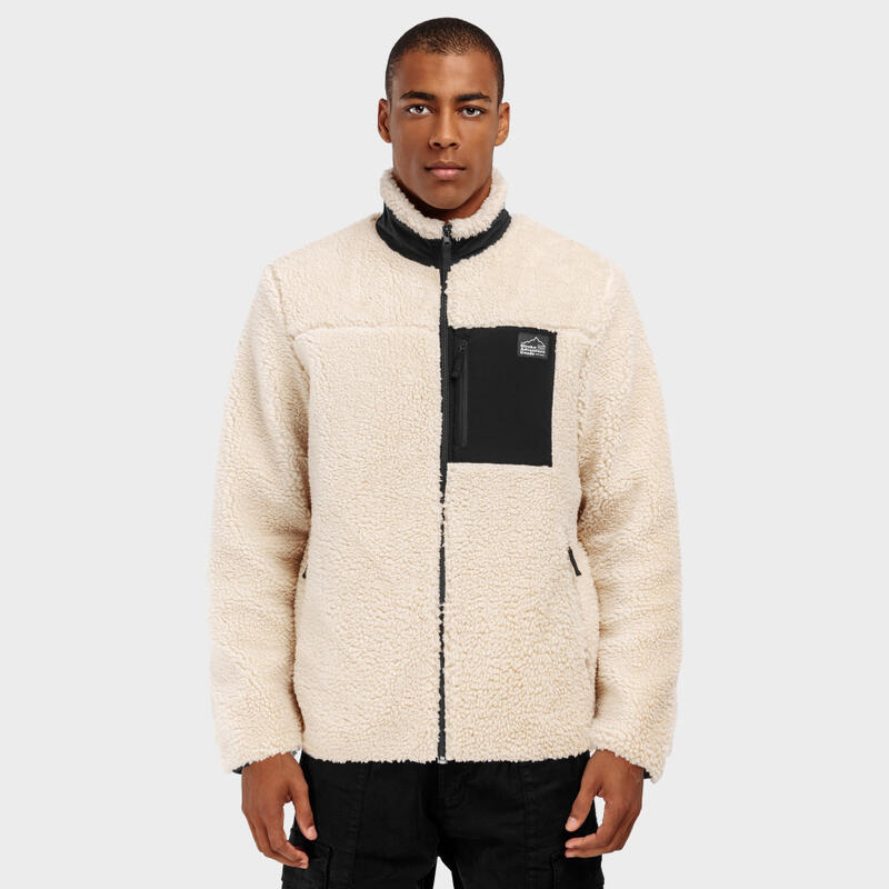 Herren Lifestyle sherpajacke für Levi SIROKO Beige