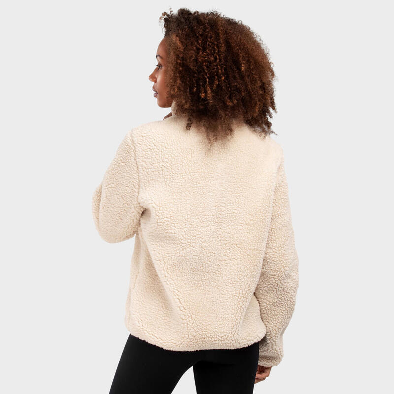 Chaqueta sherpa mujer lifestyle Levi-W SIROKO Beige