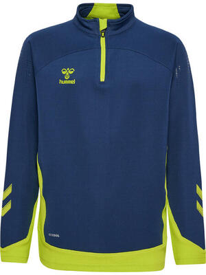 Zip Sudadera Hmllead Fútbol Los Niños Unisex Diseño Ligero De Secado Rápido