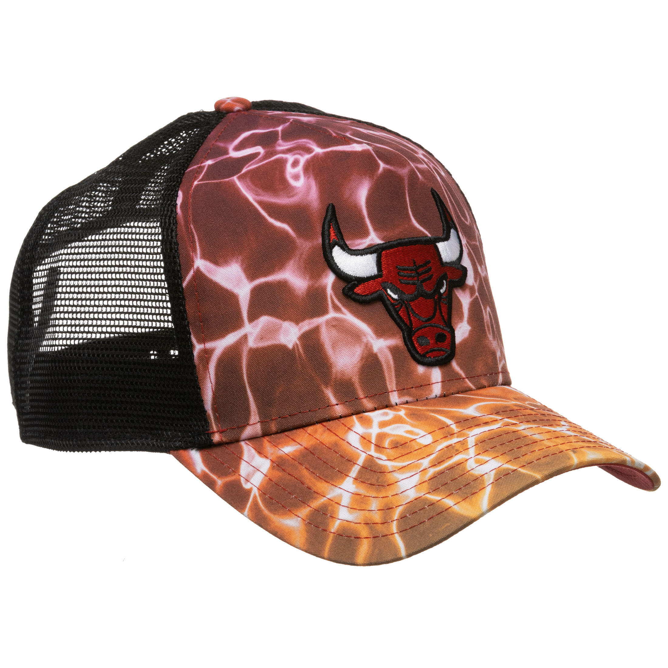 New Era - Casquette Camionneur Nba Chicago Bulls Summer City Hommes New Era - Casquette - Noir|rouge - Taille Unique - Decathlon