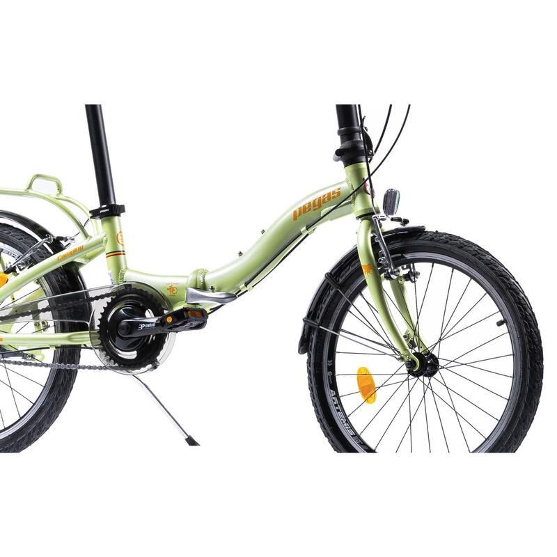 Bicicleta Pliabila Pegas Camping 3S Verde Pastel ( AL )