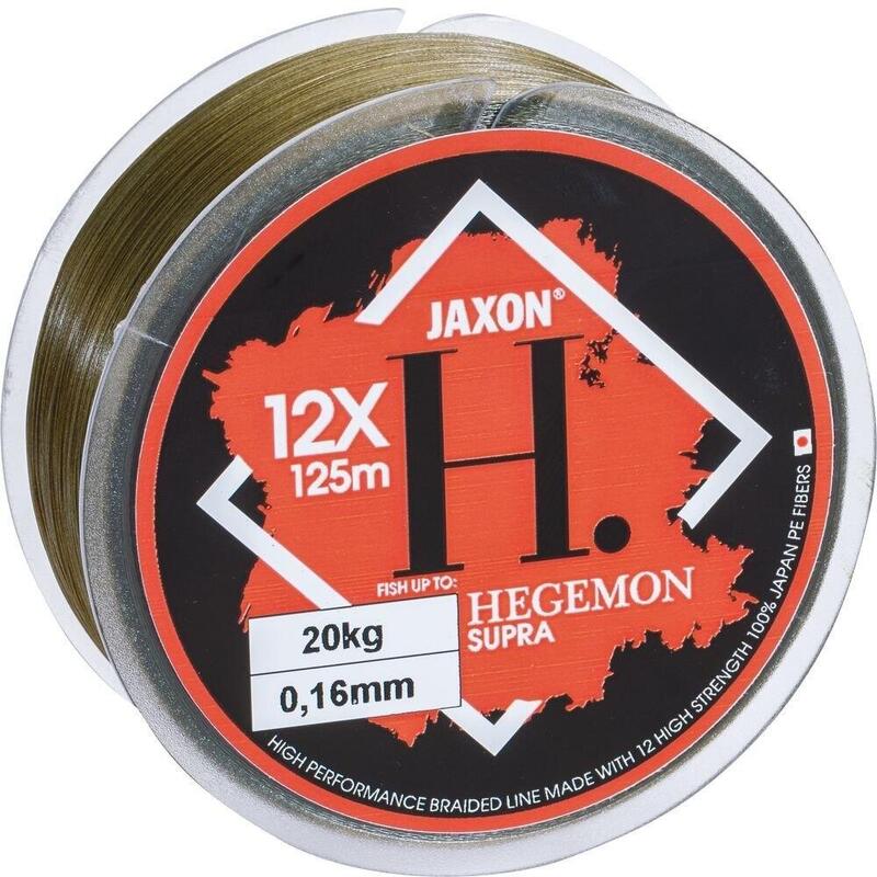 Plecionka Jaxon Hegemon Supra 12X 0,18mm 125m 24kg