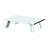 Table de pique-nique pliante par Outsunny rectangulaire en plastique vert  de 33,7 po 01-0402