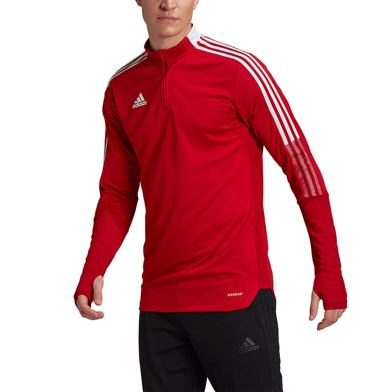 Bluza męska adidas Tiro 21 Training Top czerwona