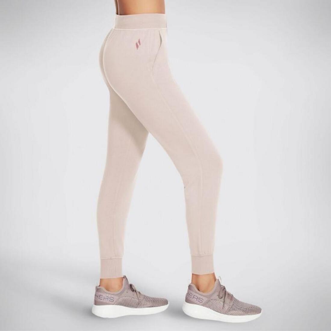 Női nadrág, Skechers Restful Jogger Pant, rózsaszín 3/3