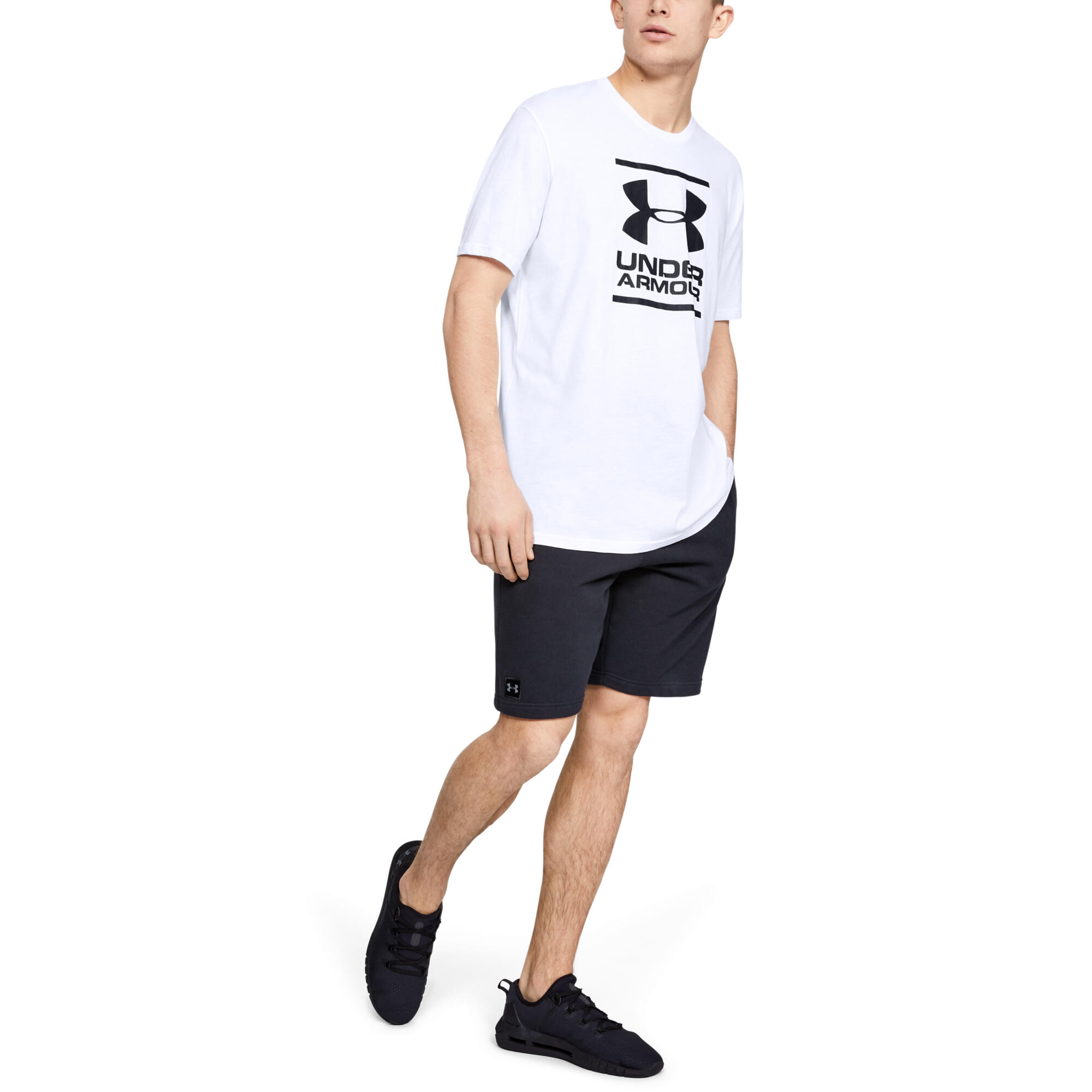 T-shirt Under Armour GL Foundation, Blanc, Hommes 6/6