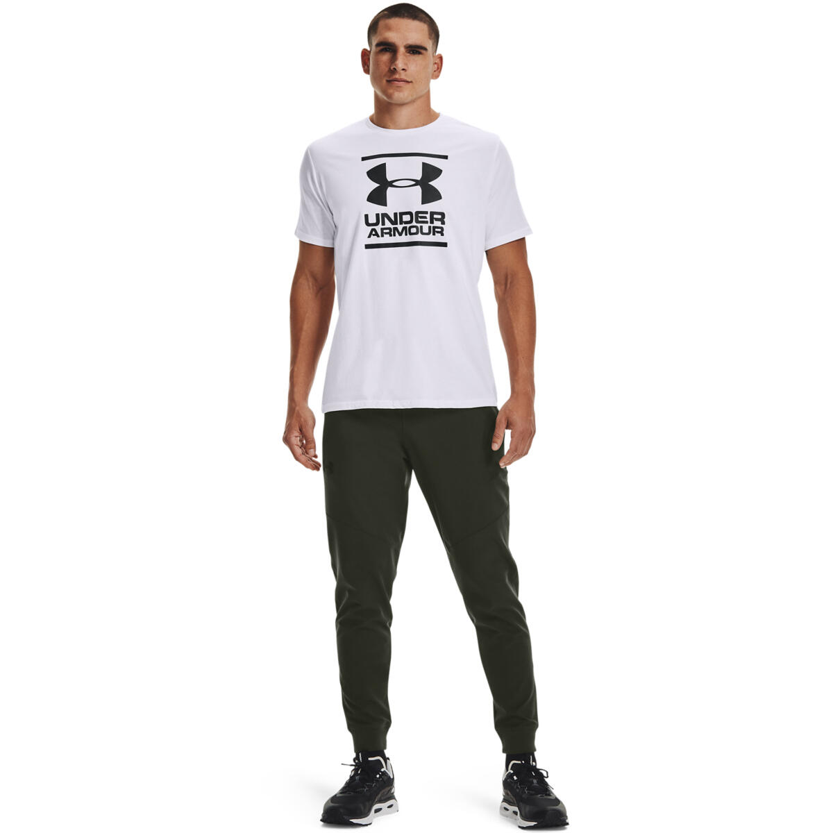 T-shirt Under Armour GL Foundation, Blanc, Hommes 4/6