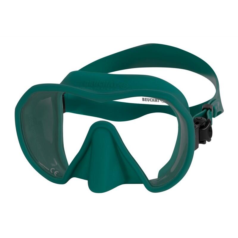 MAXLUX S Unisex Low Volume Diving Mask - Deep Green