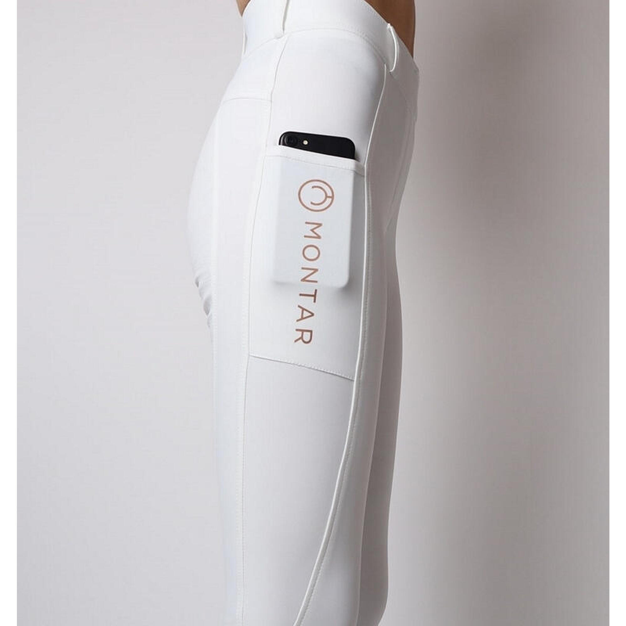 Damskie spodnie jeździeckie o pełnej przyczepności Montar Michelle