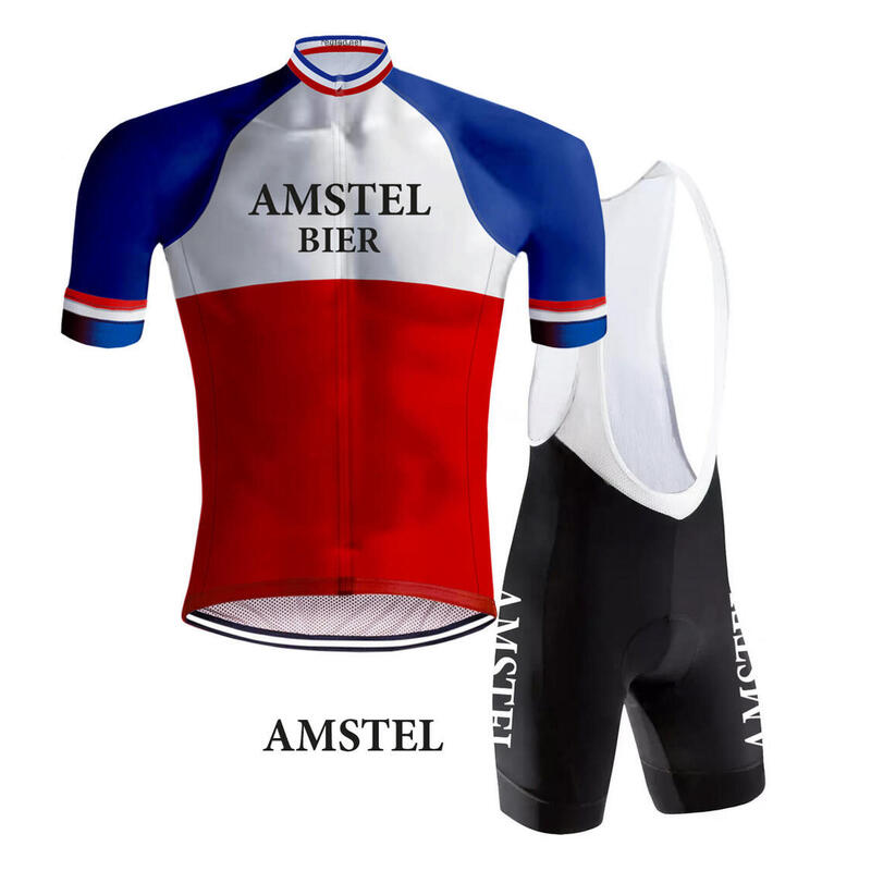 Vintage kerékpáros ruházat AMSTEL BIER - REDTED