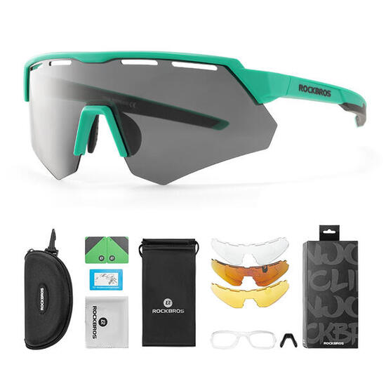 Okulary rowerowe z 4 wymiennymi szkłami Rockbros RB600