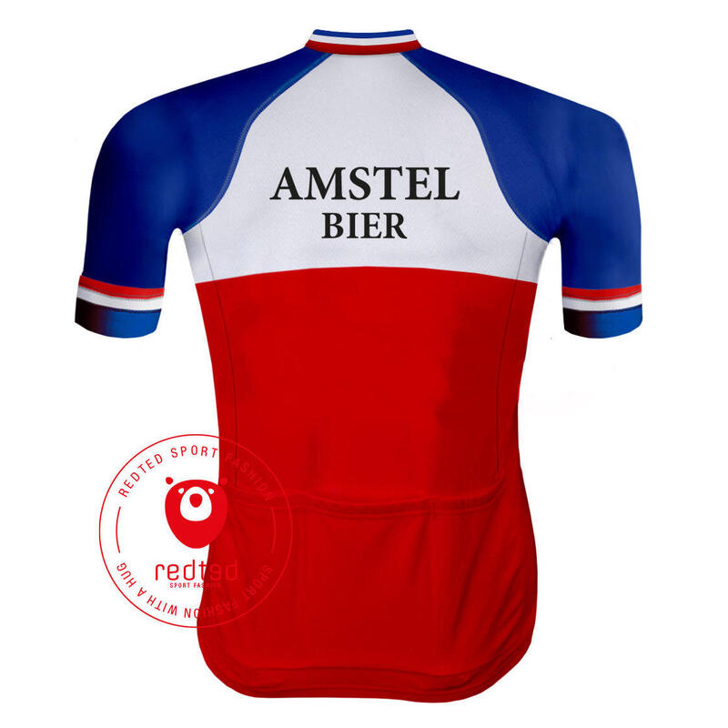 TENUE CYCLISME VINTAGE AMSTEL BIER - REDTED