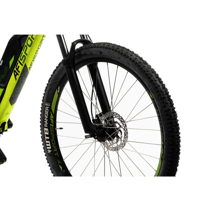 Bicicleta Electrica Afisport M17 - 27.5 Inch, L-XL, Verde