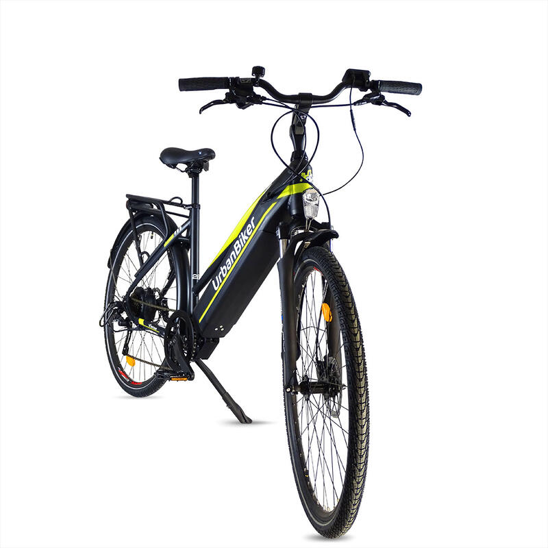 Urbanbiker Viena | Elektrische Hybride Fiets | 140KM Actieradius | Geel | 28"