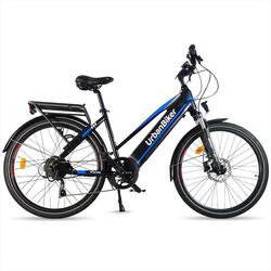 Urbanbiker Viena, Elektrische Trekking Fiets, 26¨Blauw, Accu 960Wh 48V 20Ah