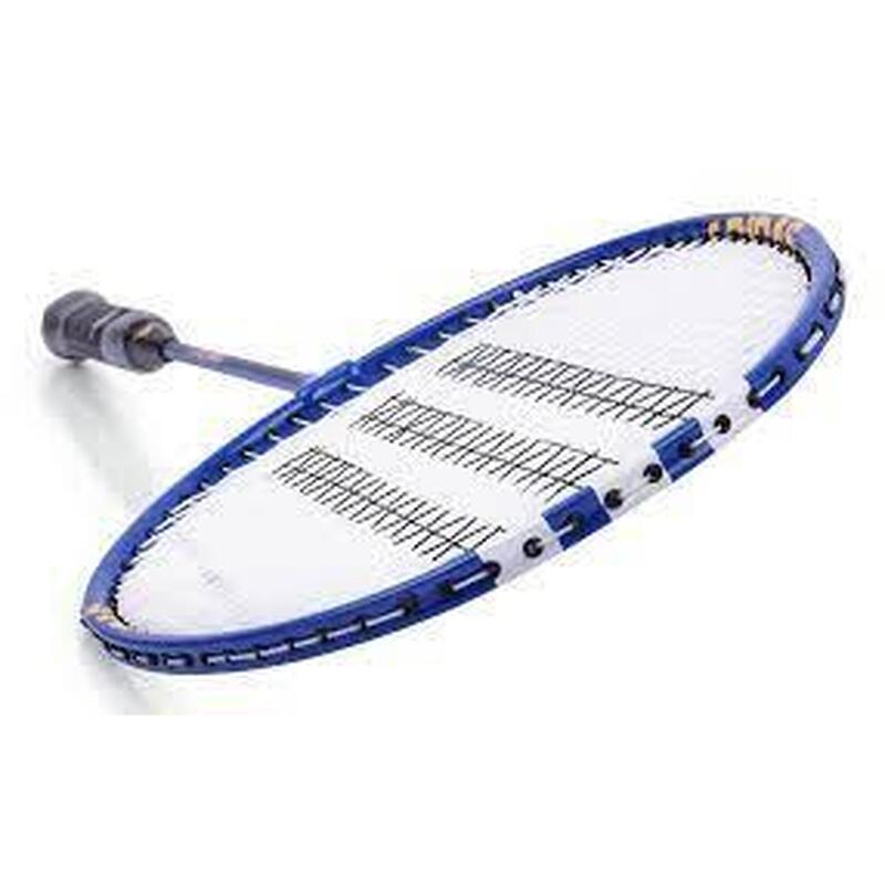 SPIELER E05 Adult G5 Strung Badminton Racket with Racket Sack - Blue